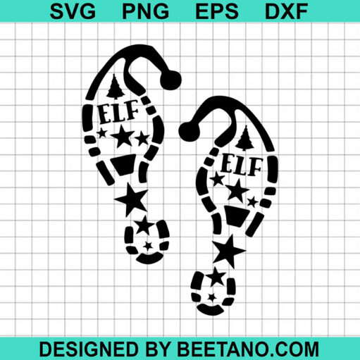 Elf Footprint Svg