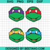 Ninja Turtle Face Svg