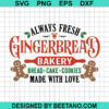 Always Fresh Gingerbread Bakery SVG