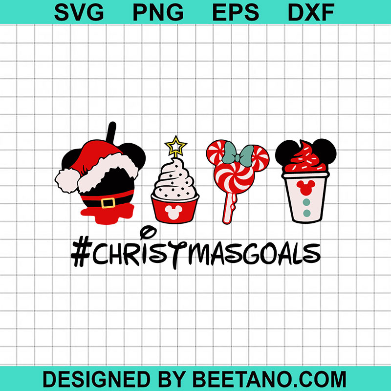 Disney Christmas Goals SVG, Disney Minnie Snackgoals Christmas SVG