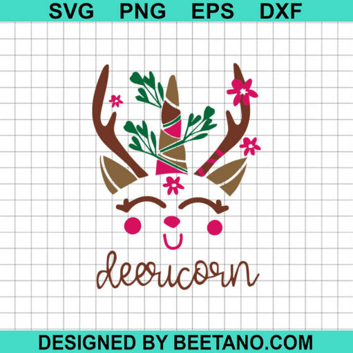 Christmas Deericorn SVG