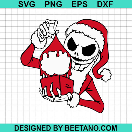 Jack Skellington Santa Claus Svg