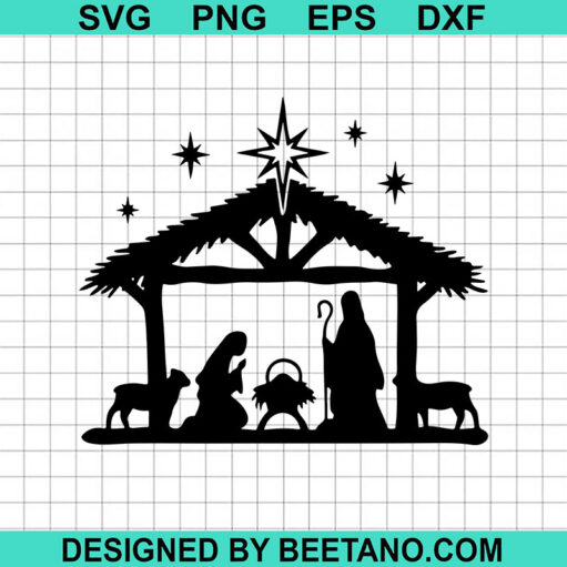 Jesus Nativity SVG