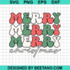 Merry Merry Merry Christmas Svg
