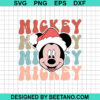 Mickey Groovy Christmas Svg