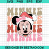 Minnie Groovy Christmas Svg