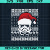 Christmas Stormtrooper Ugly Sweater Svg