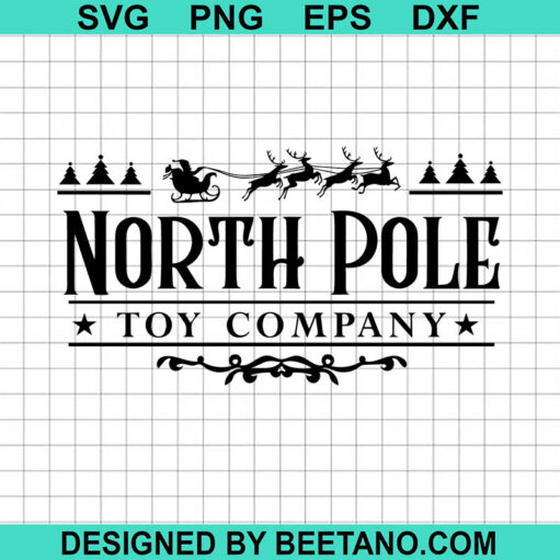 North Pole Toy Company Svg