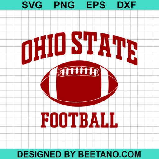 Ohio State Football SVG, Ohio State Football SVG, Football Logo SVG