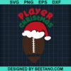 Player Christmas Svg