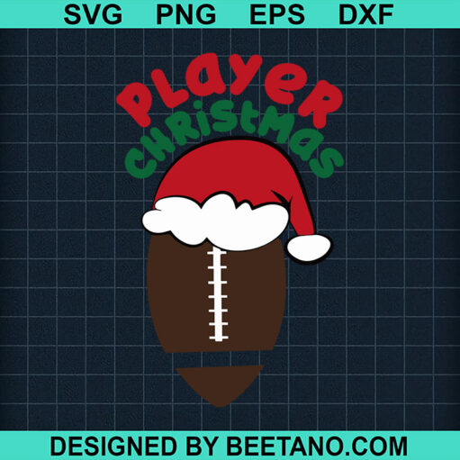 Player Christmas Svg