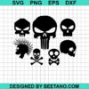 Punisher Skull Bundle Svg