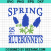 Spring 25Cents Bluebonnets Svg