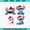 Stitch Merry Christmas SVG