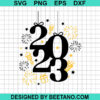 Happy New Year 2023 Svg