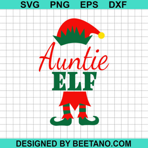 Auntie Elf Svg