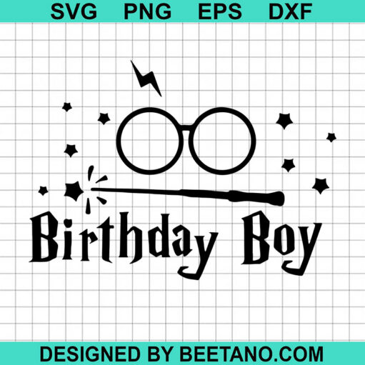 Harry Potter Birthday Boy Svg