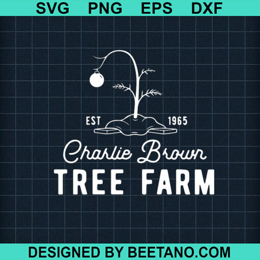 Charlie Brown Tree Farm Svg