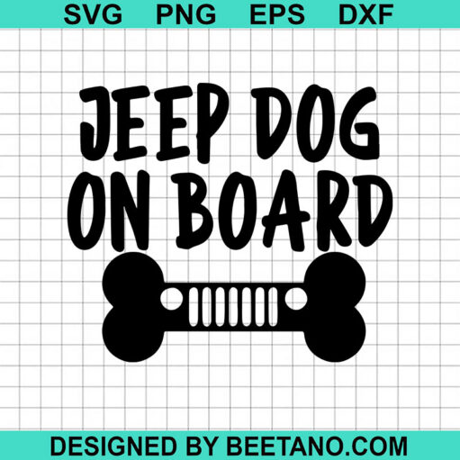 Jeep Dog On Board Svg