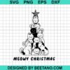 Meowy Christmas Tree Svg