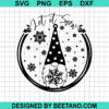 Gnome Let It Snow Svg