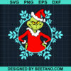 Grinch Snowflake Svg