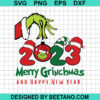 Merry Grinchmas And Happy New Year Svg