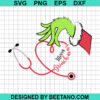 Grinch Stethoscope Christmas Svg
