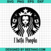 Wednesday Addams Starbucks Coffee Logo Svg