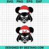 Darth Vader With Christmas Hat Svg