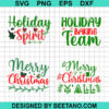 Holiday Spirit Christmas Svg