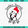 Marilyn Monroe With Santa Hat Svg