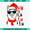Christmas Llama Fa La La Svg
