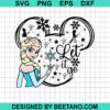 Let It Go Mickey Head Svg