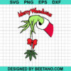 Grinch Holding Weed Ornament Svg
