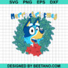 Bluey Merry Christmas Svg