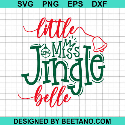 Little Miss Jingle Bell Svg