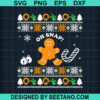 Gingerbread Man Oh Snap Ugly Sweater Svg