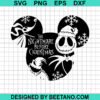 Nightmare Before Christmas Mickey Ears Svg