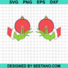 Grinch Hand Boobs Christmas Svg