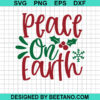 Peace On Earth Svg