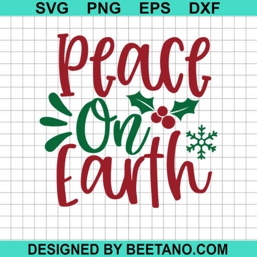 Peace On Earth Svg
