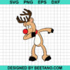 Dabbing Reindeer Svg