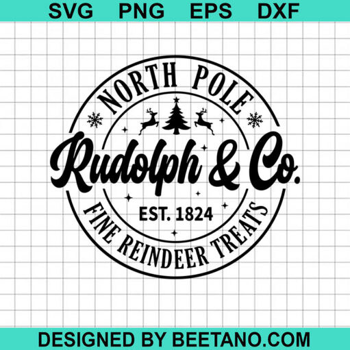 North Pole Rudolph And Co Svg