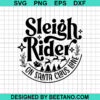 Sleigh Rider On Santa Claus Lane Svg