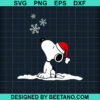 Santa Snoopy SVG