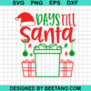 Days Till Santa Svg