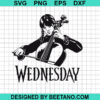 Wednesday Addams Playing Cello Svg