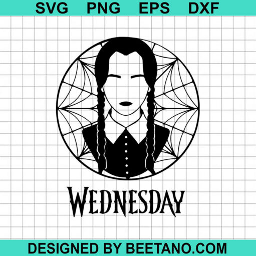 Wednesday Addams Svg