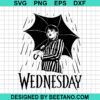 Wednesday Addams Svg
